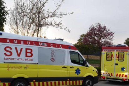 Imagen de una ambulancia de la Comunidad Valenciana.