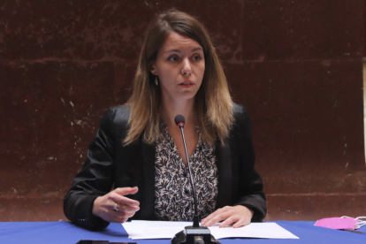 Carla Aguilar, portavoz de En Comú Podem.