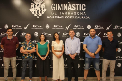 Representants del Nàstic i del Consolat marroquí.