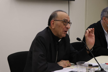 El Cardenal Arzobispo de Barcelona y presidente de Cáritas Diocesana, Joan Josep Omella.