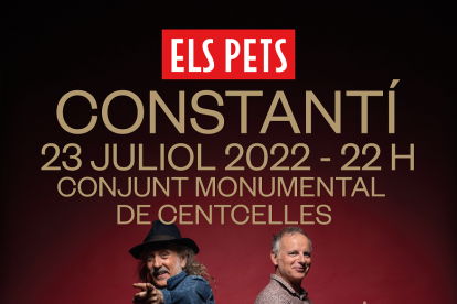 Cartell del concert d'Els Pets a Constantí.