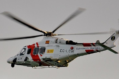 L'helicòpter Helimer de Salvament Marítim.
