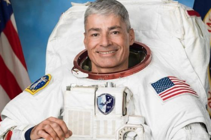 Imagen del astronauta norteamericano Mark Vande Hei.