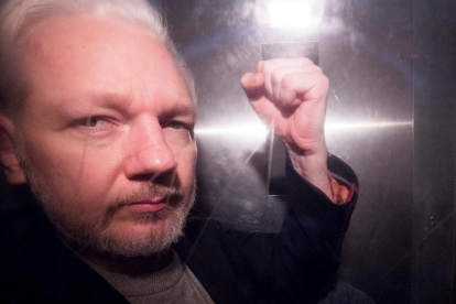Imatge d'arxiu de Julian Assange.