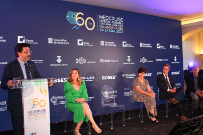Imatge de la celebració del MedCruise d'aquest 2022 a S'Agaró.