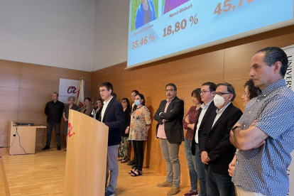 Josep Pallarès Marzal ha demanat el suport de la comunitat universitaria per la segona volta.