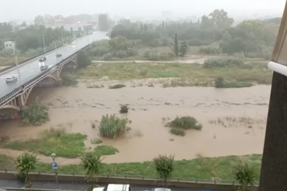 Imatge del riu Francolí al seu pas per Tarragona.