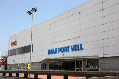La fachada del Imax Port Vell el año 2014, cuando cerró.