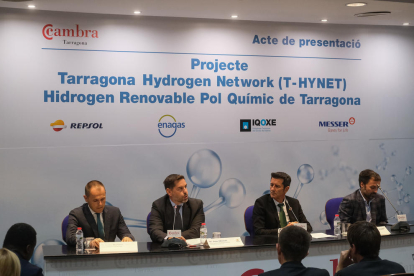 Presentació del projecte Tarragona Hydrogen Network (T-HYNET) - Hidrogen Renovable Pol Químic de Tarragona.