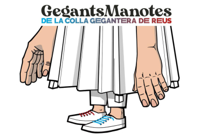 Els Gegants Manotes mesures uns 3 metres i pesen entre 35 i 45 quilos. 