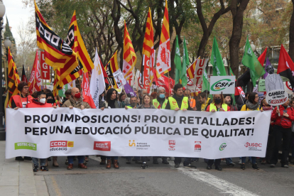 Imatge de la manifestació a Tarragona.