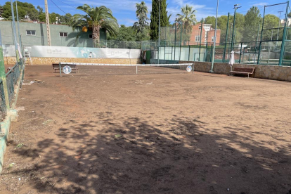 Algunes de les pistes del Club de Tenis de Tarragona s'hauran de fer novament.
