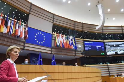 Ursula von der Leyen, presidenta de la Comissió Europea.