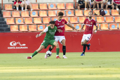 Josema Gómez durant un partit amb el Nàstic de Tarragona.