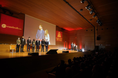 La Gala de entrega de los Premis Cambra en el Auditori Gaudí de Fira Reus, ayer por la noche.