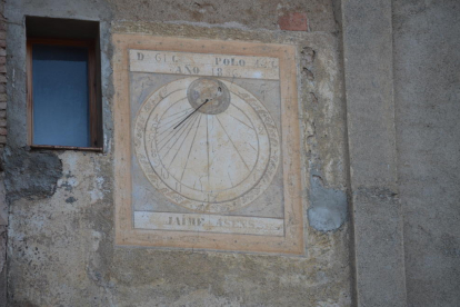 El rellotge del Barranquill, datat al segle XIX.