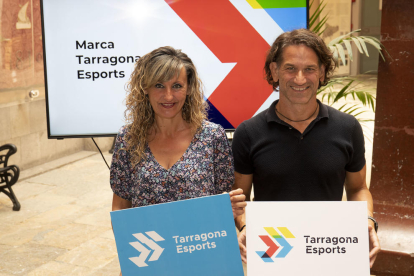 Imatge de la presentació de la nova marca del Patronat Municipal d'Esports de Tarragona.