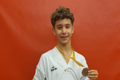 El representant de Taekwondo Vila-seca, Isaac Fernández.