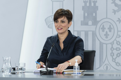 La portaveu del govern espanyol, Isabel Rodríguez.