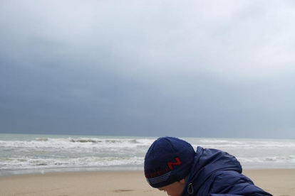 Los niños ucranianos vieron la playa por primera vez en su vida en Creixell