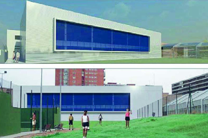Imagen del proyecto del gimnasio planteado en el 2011.