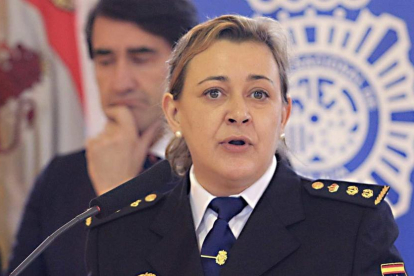 La recentment cessada comissària cap de la Policia Nacional a Pontevedra, Estíbaliz Palma.