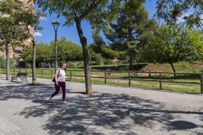 Imatge actual del parc de la Muntanyeta, a tocar de l'avinguda dels Països Catalans.