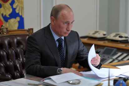 Imatge del president de Rússia, Vladímir Putin.