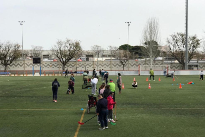 Imagen de la quedada deportiva de este viernes.