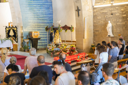 Una cerimòmia religiosa cerró, ayer a mediodía, el encuentro en la ermita de Loreto.
