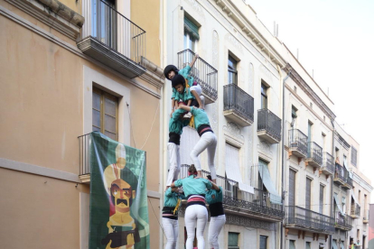 El 3 de 8 dels Castellers Sant Pere i Sant Pau.