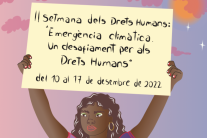 Cartell de la Setmana dels Drets Humans 2022.