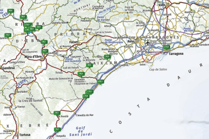 Exemple de dades que recull el mapa. les dades en verd indiquen nivells acceptables.