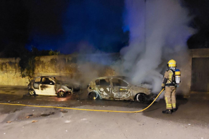 Imatge de l'incendi de la Pobla.