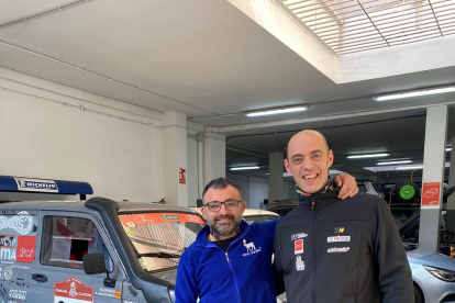 Albero amb MArcelo Quirós propietari de BXS Motorsport.