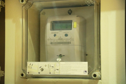 Imatge d'arxiu d'un comptador de llum.