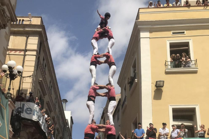 Imatge de la Colla Vella dels Xiquets de Valls.