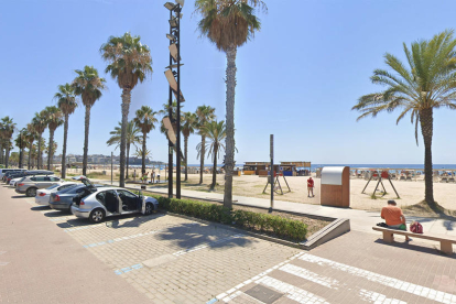 Imagen de archivo d ela playa de Levante de Salou.