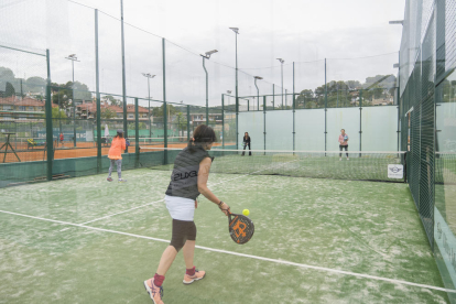 Imatge d'una pista de pàdel del Club Tennis Tarragona.