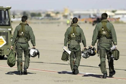 Militars de l'Exèrcit de l'Aire, en una imatge del Ministeri de Defensa.