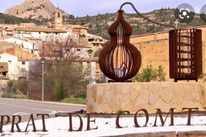 Imatge del municipi Prat de Comte situat a la Terra Alta.