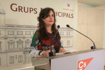 La portaveu municipal de Ciutadans, Débora García.