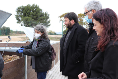 Un moment de la presentació del projecte a la Torre d'en Dolça de Vila-seca.