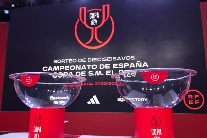 Imatge del sorteig de la Copa del Rei