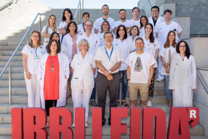 El grup de recerca de Patologia oncològica de l'IRBLleida, la UdL i el departament d'Anatomia Patològica de l'Arnau de Vilanova.