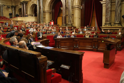 Ple del Parlament.