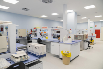 Imatge dels nous laboratoris de l'IISPV de l'hospital Sant Joan de Reus.
