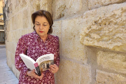 L'escriptora reusenca Maria Lluïsa Amorós aquest dimecres a Reus.