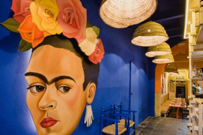 Interior del local del Restaurant Frida, establiment que participarà a la  final del «II Concurs de tiratge d'Estrella Damm»