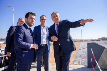El president Pere Aragonès ha inaugurat i visitat la nova planta de tractament d'aigües industrials d'AITASA a Tarragona.